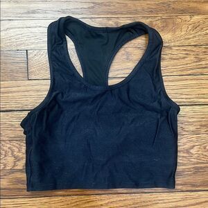 Booty by Brabants Sleek Black Racerback Crop Top